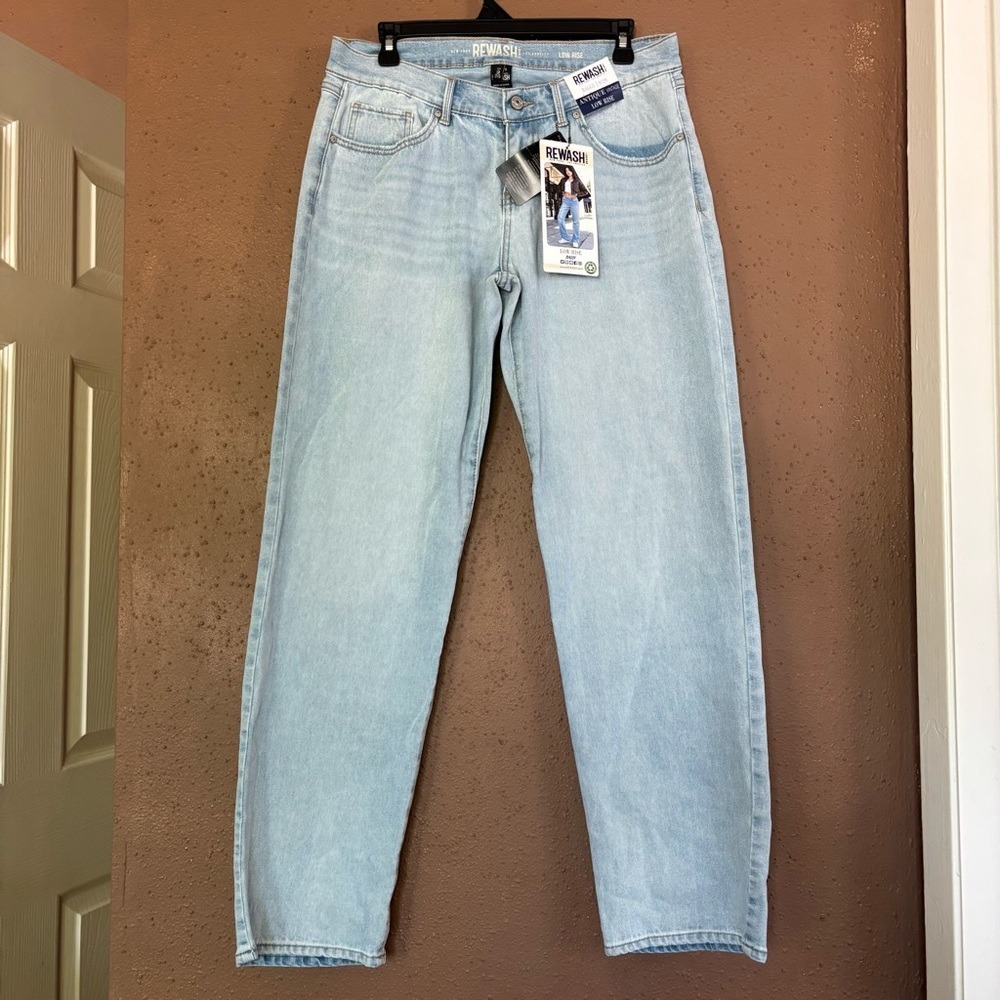 Rewash Antique Vintage Low Rise Baggy Jeans Light Wash Size 9/29 NWT